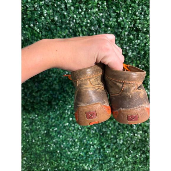 Boys Kids Leather Twisted X Shoes Boots Sz 2.5 - Picture 4 of 6